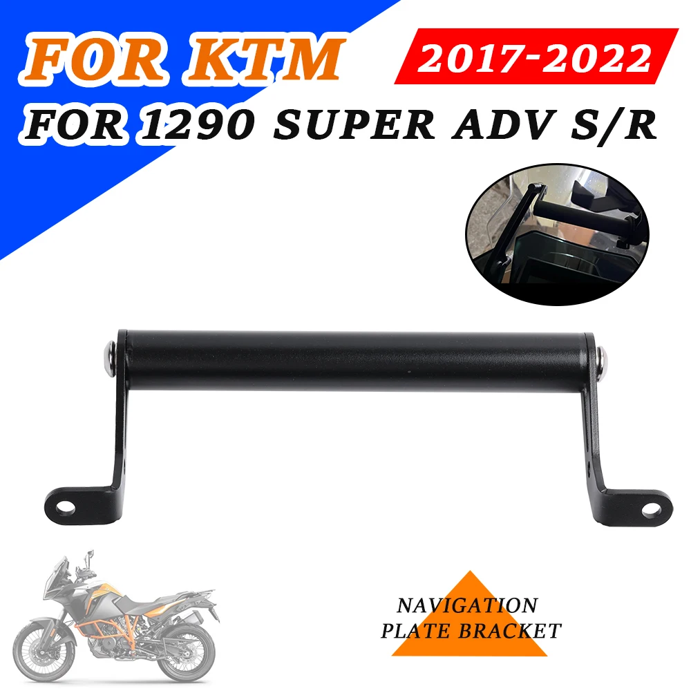 For KTM 1290 Super Adventure S Navigation Plate Bracket For KTM 1290 Super Adventure R Motorcycle Smart Phone Stand Holder Mount for ktm 1090 1190 1290 super adventure r s t adv bumper side frame protector guard cover motorcycle accessories