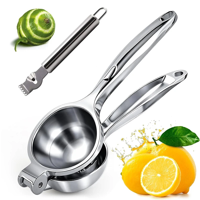 Premium Heavy Duty Zinc Alloy Citrus Juicer – Manual Hand Press Lemon Squeezer