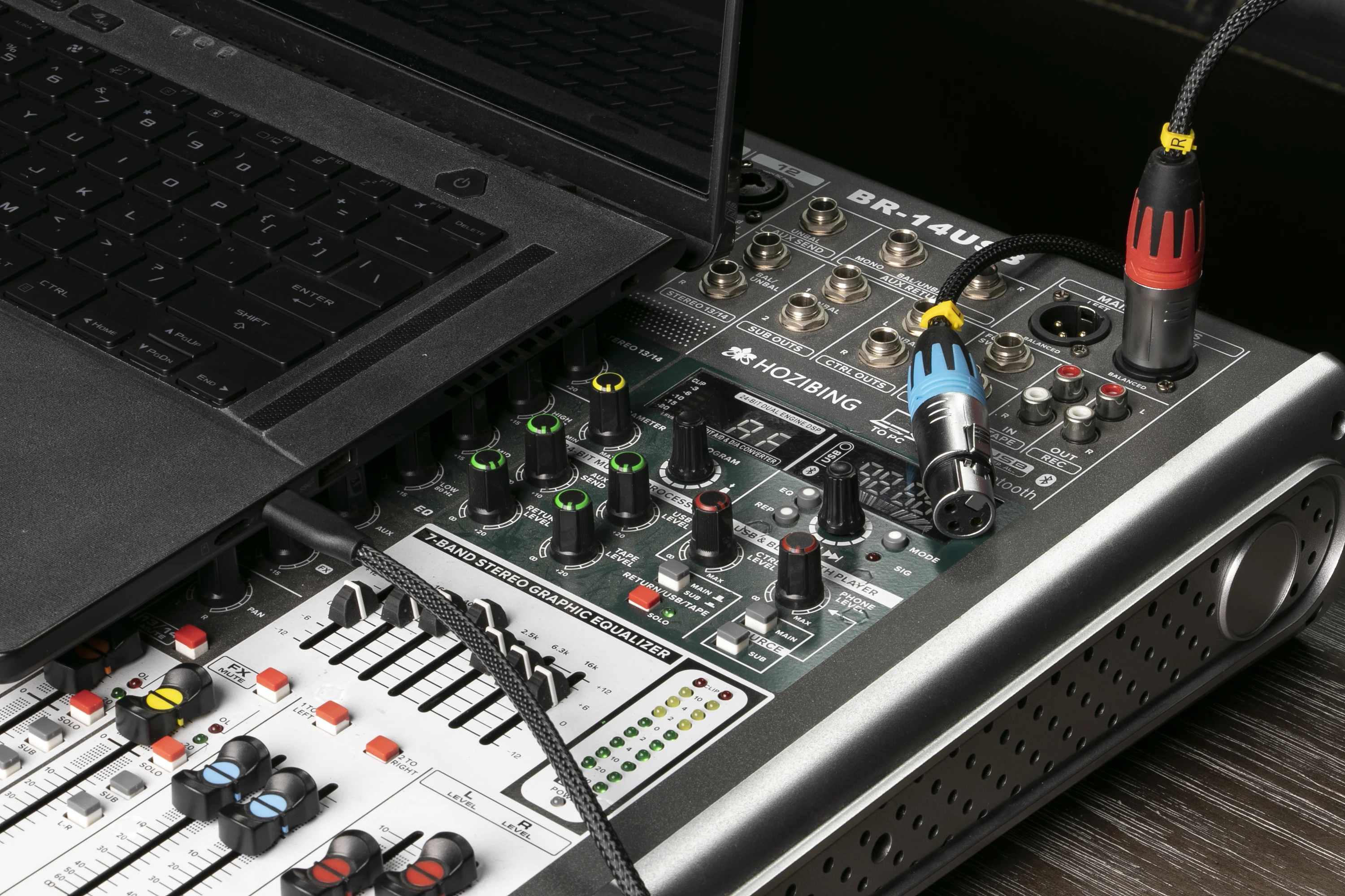 Geflochtener USB-Typ-C-Stecker auf Dual-3-Pins-XLR-Stecker/Buchse, OFC-Ausgang, Verstärker, Audio-Verlängerungskabel für Smartphones, Laptop-Lautsprecher – Detail 30