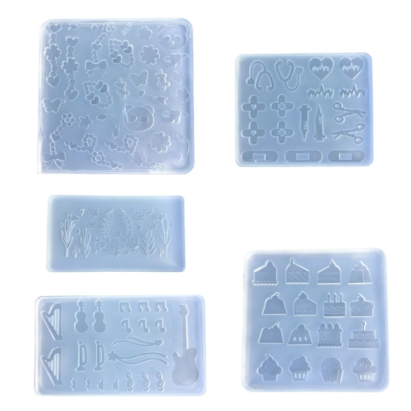 

Resuable Silicone Mold Pandas Accessory Molds Cookie Cake Baking Mould 517F