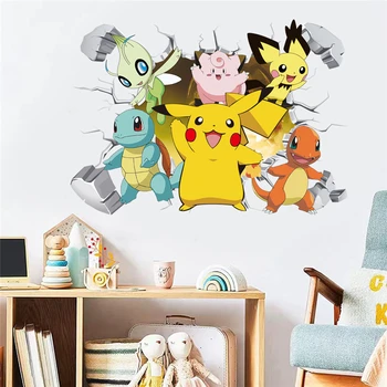 Cartoon Electric Creature Wall Stickers 1
