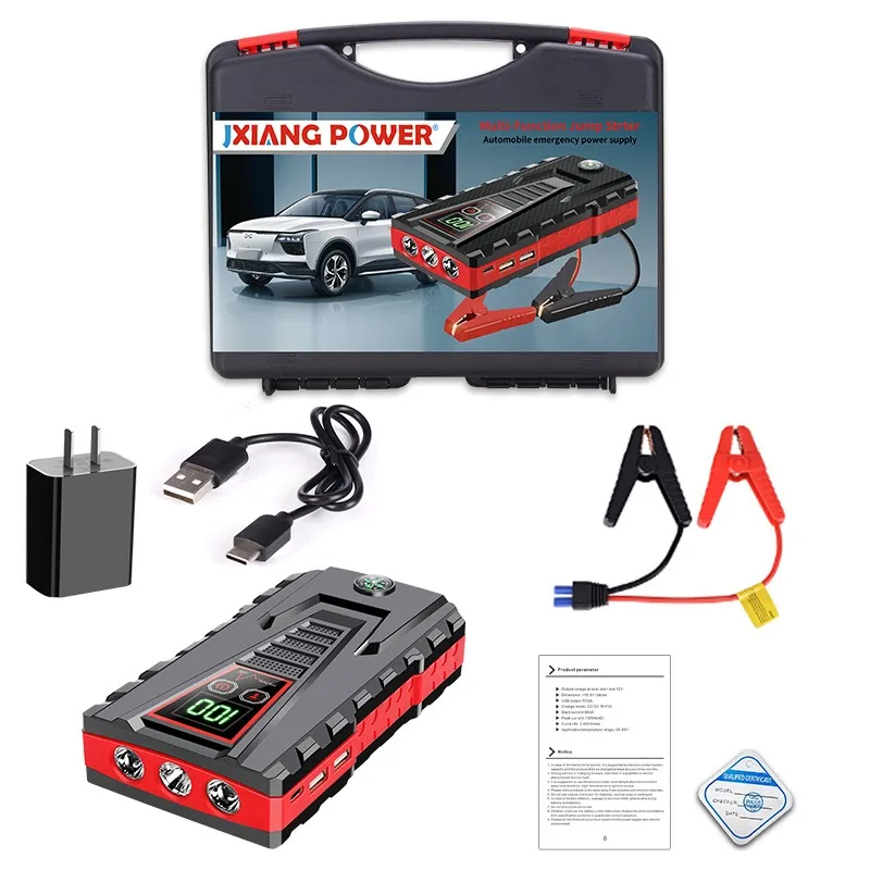 12V Car Jump Starter Power Bank Portable Car Battery Booster  ChargerStarting Device Auto Emergency Start-up Lighting - AliExpress
