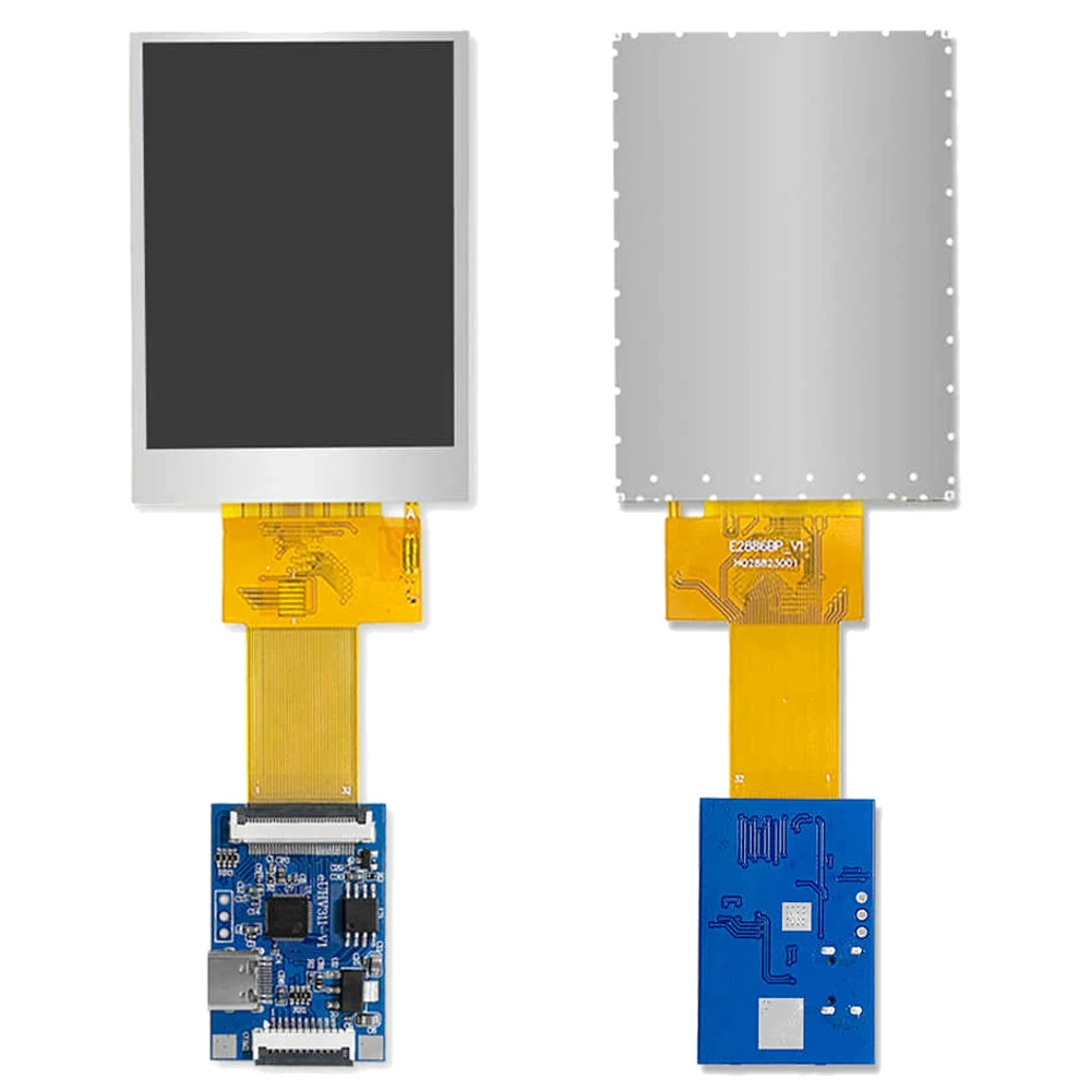3,5 İnç/4 İnç TFT LCD Modül IPS Tam Görüş Açısı 5 Nokta Kapasitif Dokunmatik HD Seri Ekran 240*320