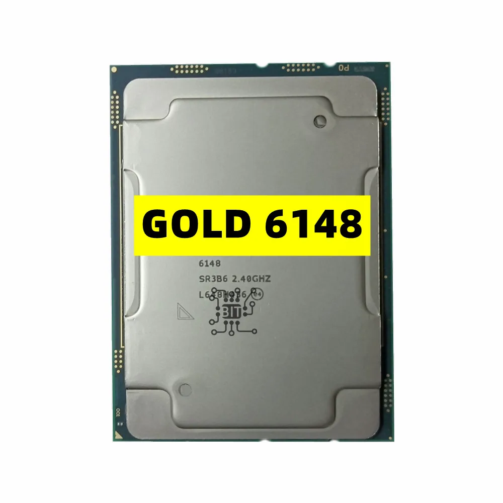 Xeon GOLD 6148 2.4GHz 27.5MB Smart Cache 20-Cores 40-Thread 150W LGA3647 CPU Processor GOLD6148 Free Shipping