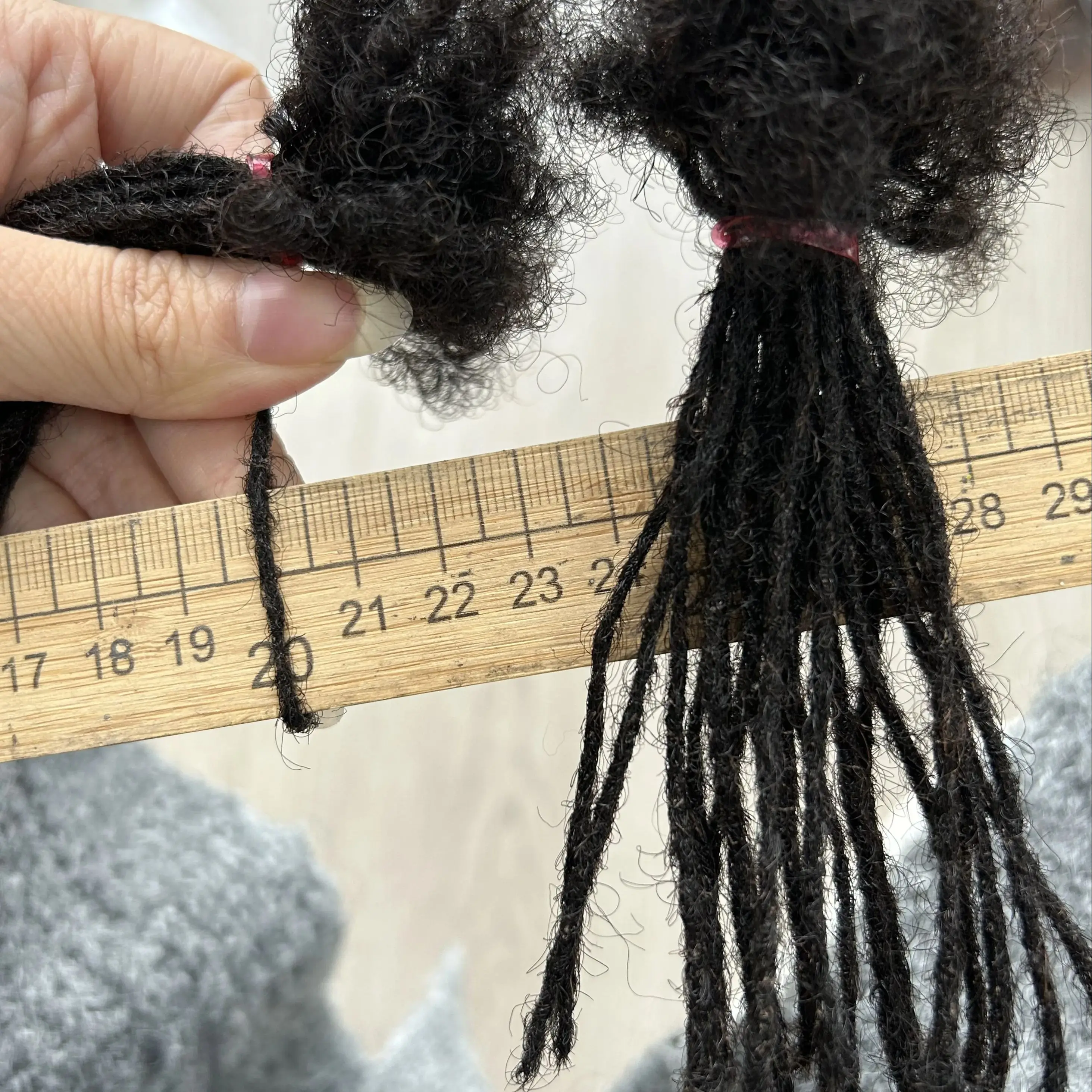 Orientfashion Factory Sisterlocs 0.1 Width Loc Extensions Handmade 100% Human Hair Dreadlocks Extensions For Man And Woman