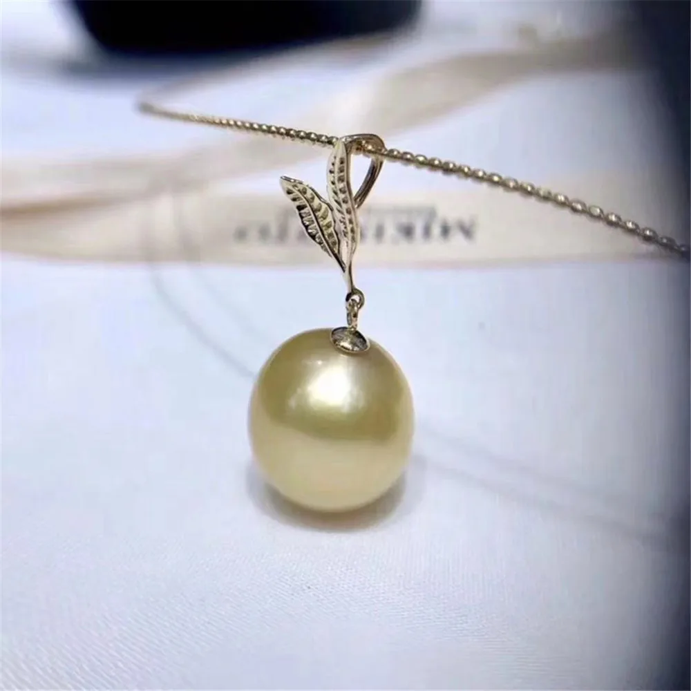 

S925 Sterling Silver Pearl Pendant Settings Blank/Base For DIY Pendant Jewelry Making Accessories Suitable for 8-13mm Bead