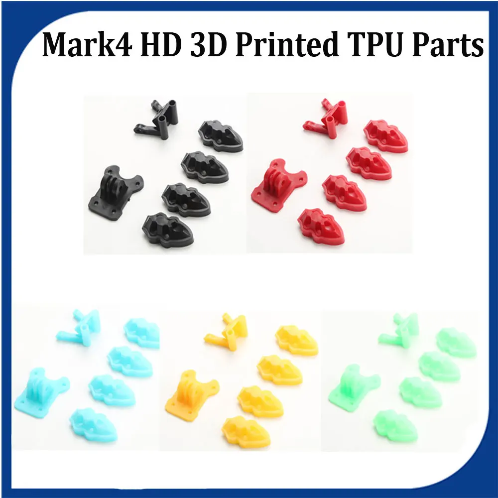 Base De Montage Caméra TPU Imprimée 3D Pour Drone FPV Mark4 - Compatible Cadres 5 à 9 Pouces