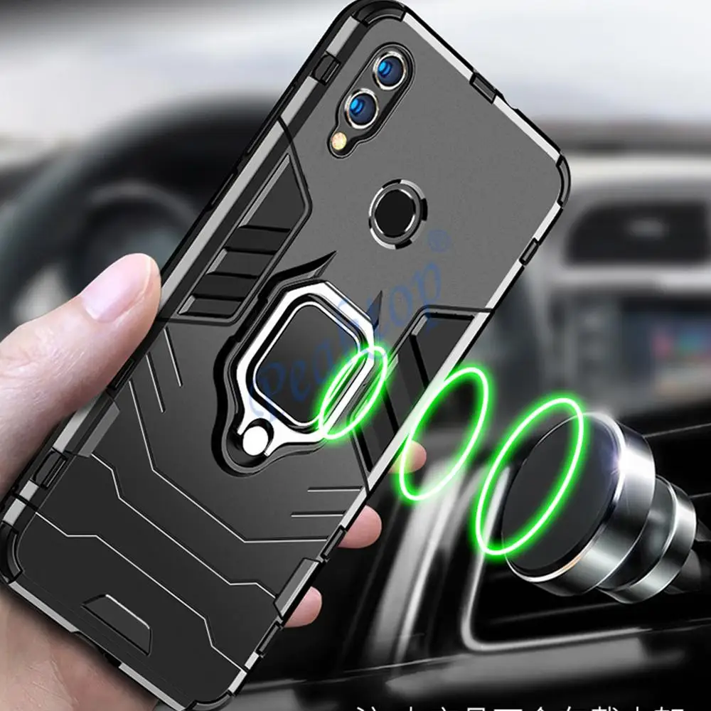 Cover Per IPhone 12 Mini SORAKA Con Supporto E Piastra Metallica | Custodia Antiurto Militare Con Cavalletto Per Film E Supporto Auto