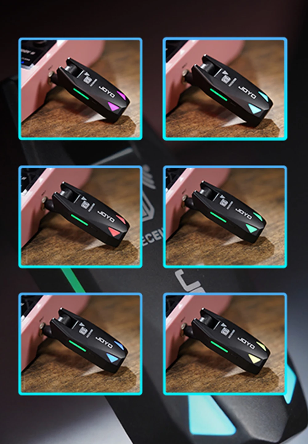 JW-08 Wireless Audio Transmitter Receiver UHF Anti-interference Band 2MS Low Lat