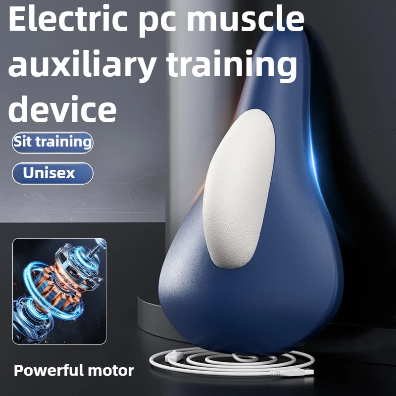Electric Pelvic Floor Muscle Trainer Kegel Exerciser Ergonomic Sit-On-Top Portable for Home Office Hip Strengthening Recovery