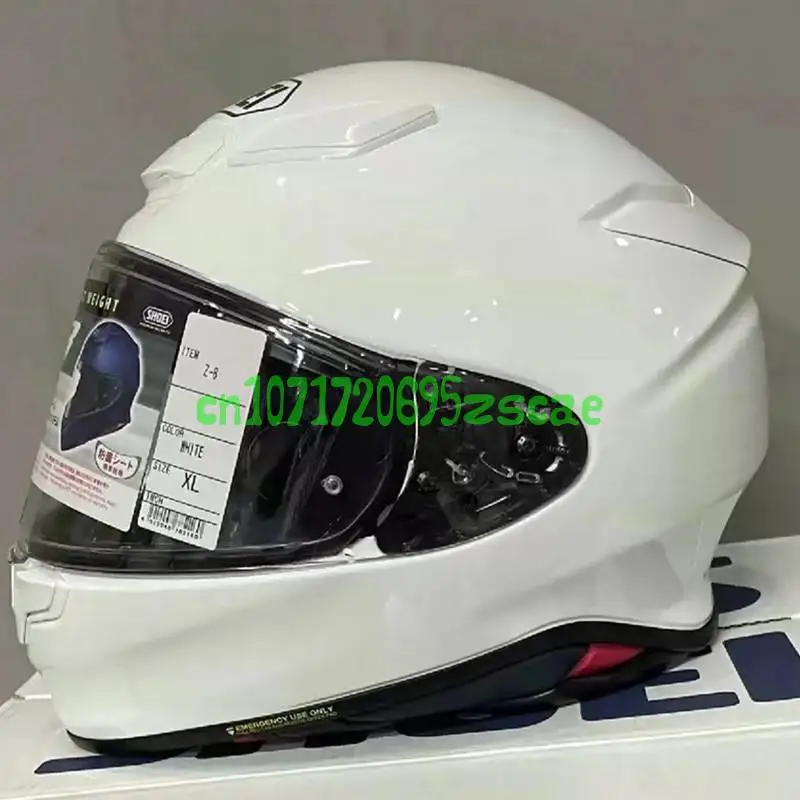 

Full Face Motorcycle Helmet SHOEI Z8 RF-1400 NXR 2 WHITE Helmet Riding Motocross Racing Motobike Helmet,Capacete