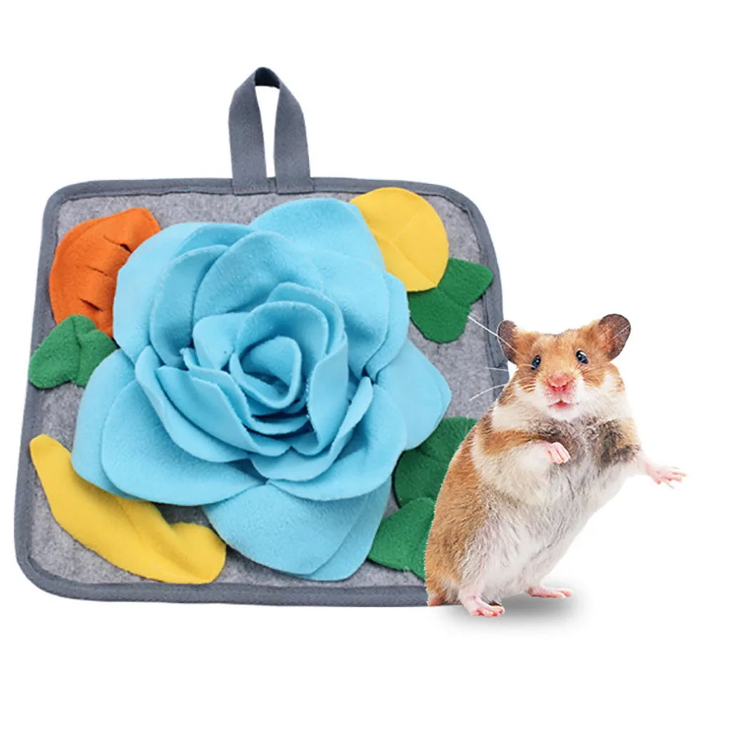 Pet Snuffle Mat for Dogs Encourages Natural Foraging Skills Kitten Puppy Rabbit Interactive Feed Game for Boredom Olfactory Pad pet toys pet exercise toy