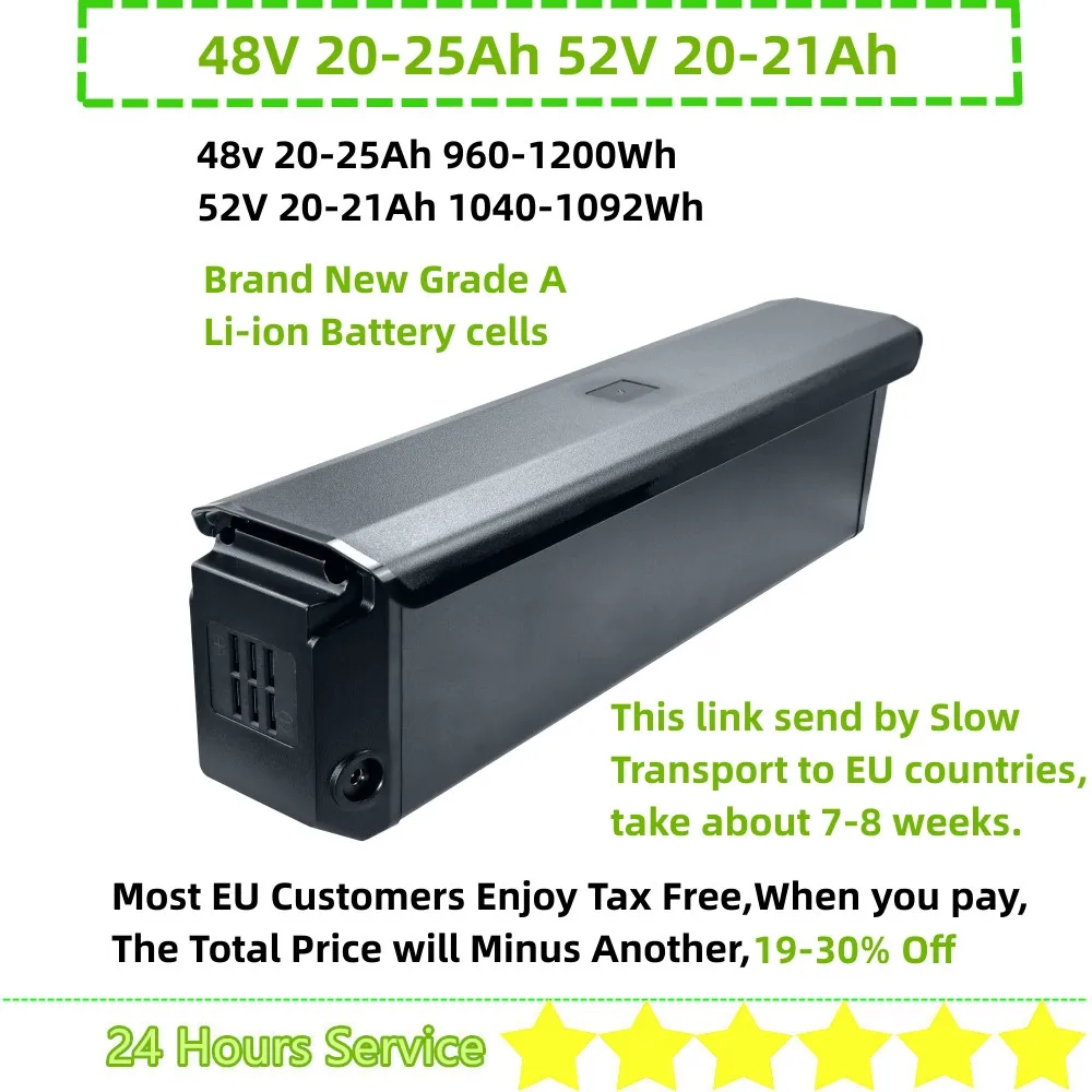 Electric Bike Battery 1500w 52v Electric Bike Battery 48 1500w 52v