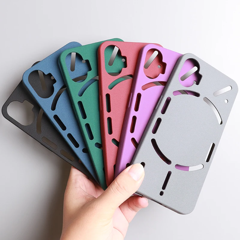 for Nothing Phone 1 Phone1 One A063 Case Hollow Out Sand Matte Soft