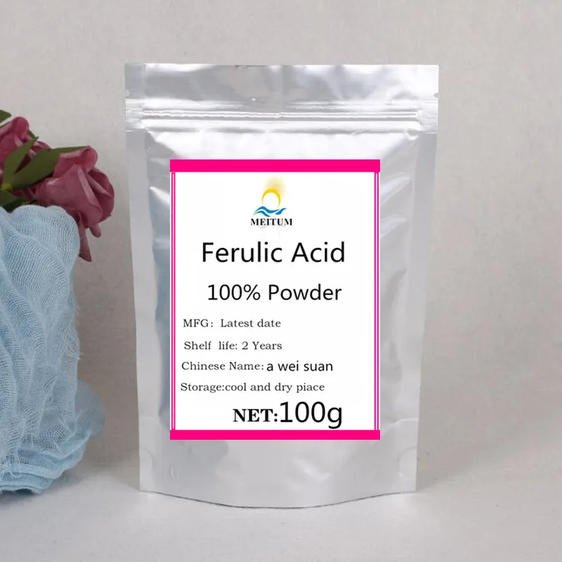 Pure Ferulic Acid Powder, Free Shipping