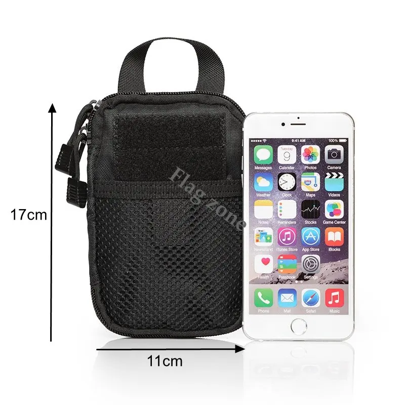 Outdoor Molle Molle Utility EDC Tool Waist Pack Tactical Medical First Aid Pouch Phone Holder Case Hunting Bag Survival Gear 2