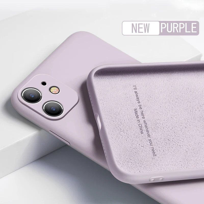 Premium Liquid Silicone Soft TPU Phone Case - Original Matte Protective Cover
