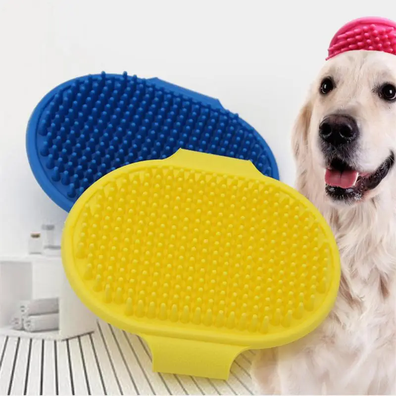 Pet Grooming Glove Hair Removal Brush Cat Dog Fur Hair Deshedding Gentle Efficient Dog Combs Pet Bathing Massage Products pet grooming gloves,pet hair remover gloves