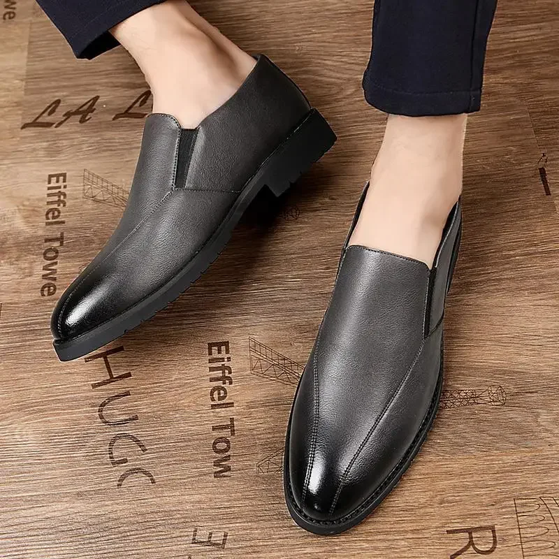 

Men's Formal Wear Shoes Business Office Wedding Shoes Platform Black Fashion Wedding