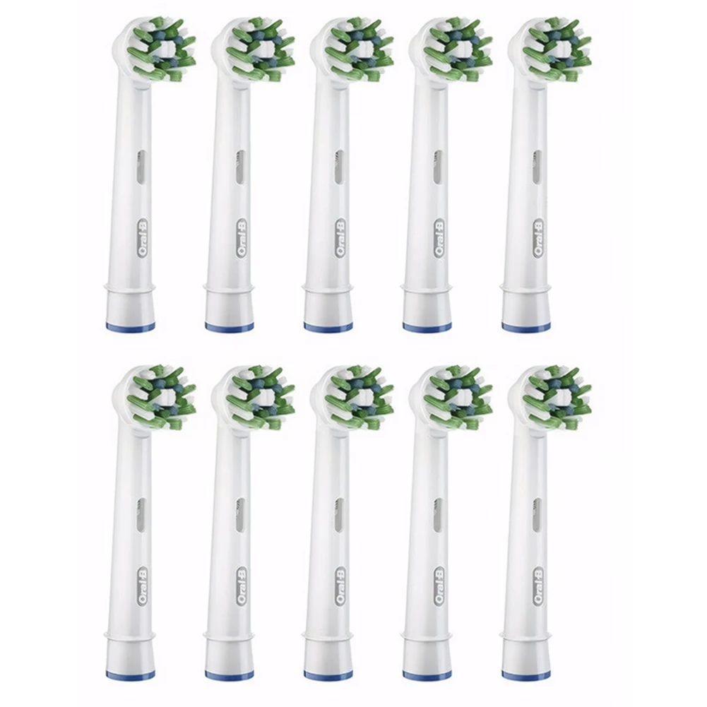 Replacement Toothbrush Heads Electric Toothbrush Heads 10 Pack for Oral-B Cross Action