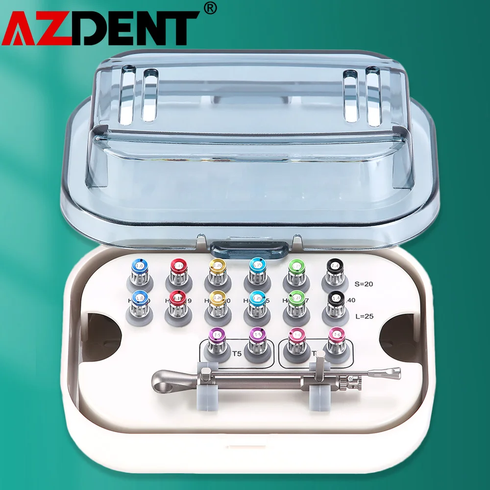 

Azdent Dental Implant Torque Screw Driver Wrench Ratchet Dentistry Implant Repair Tools