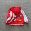 Cars Lightning McQueen Baby Clothes 2026 Spring Toddler Girl Boy Hooded Jacket Cartoon Color Blocking Zipper Coat Kids Outerwear