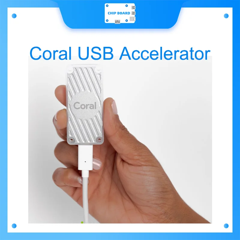 USB accelerator Coral with Google Edge TPU ML accelerator coprocessor for macOS Windows 10 Google Cloud