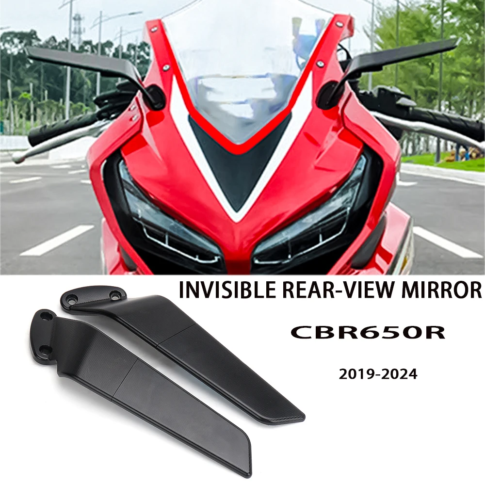 

Регулируемые зеркала CBR650R Winglets для Honda CBR650 R CBR 650R 2019-2024, аксессуары, зеркала Stealth, спортивные Winglets A