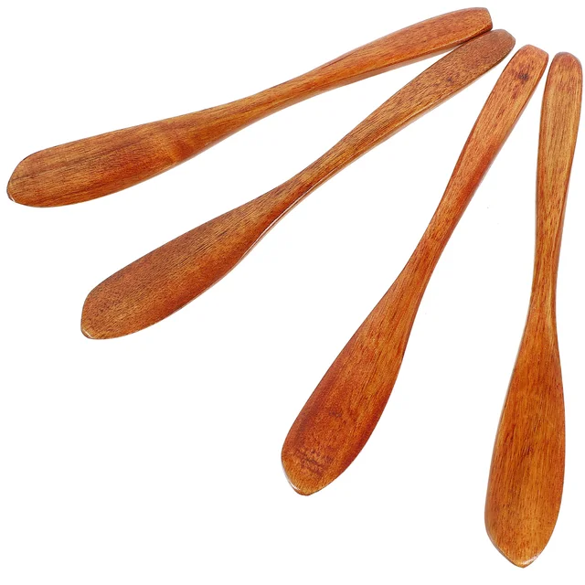 4pcs Wooden Butter Cream Knives Cheese Spreader: A Multifunctional Kitchen Essential