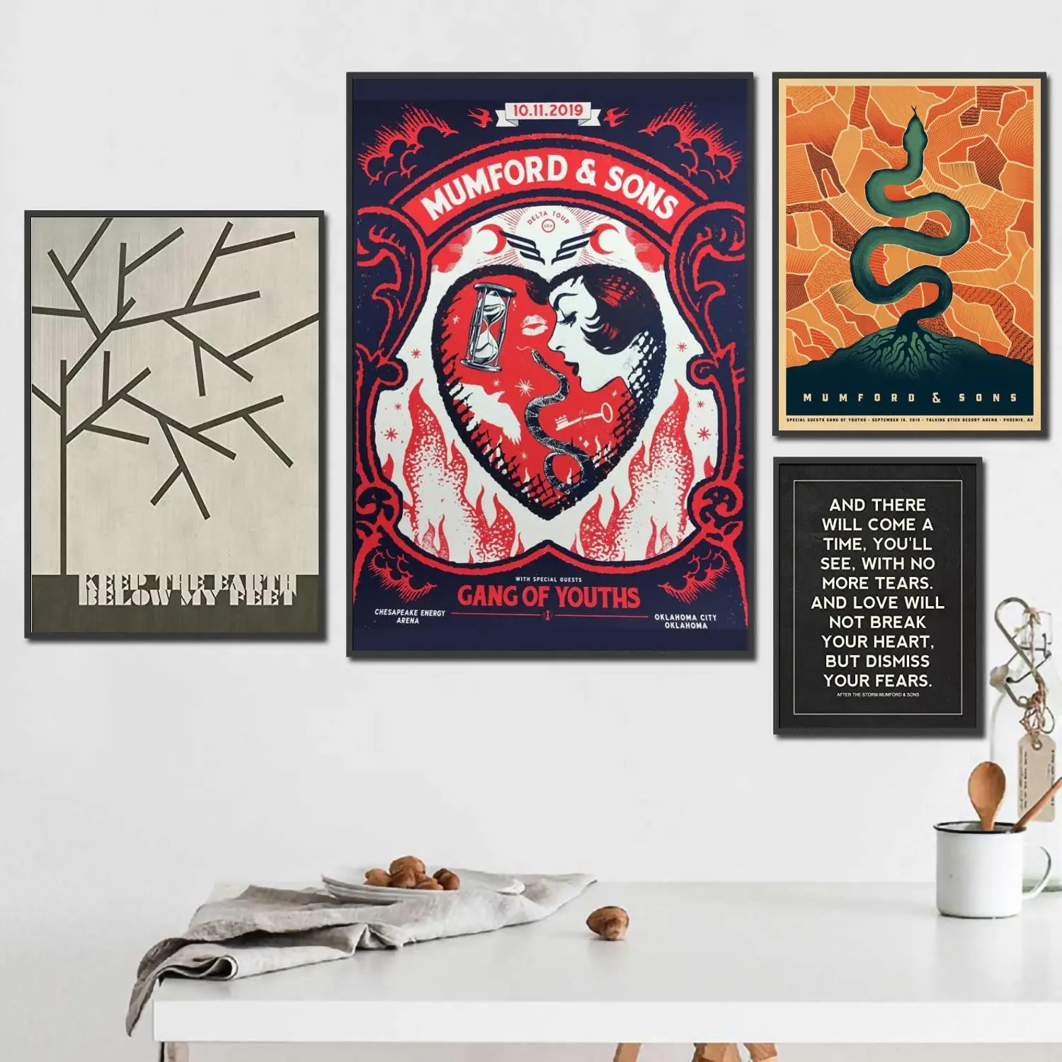 

mumford and sons band 24x36 Decorative Canvas Posters Room Bar Cafe Decor Gift Print Art Wall Paintings