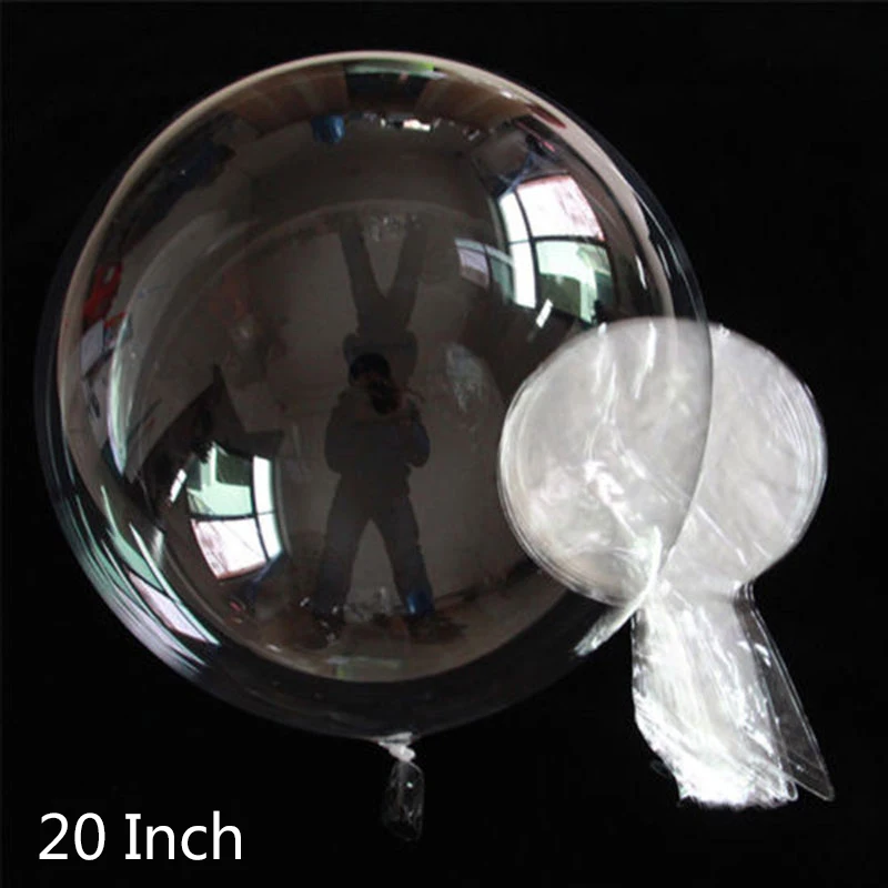 

18/20inch Transparent Bobo Balloon Clear Bubble Balloon For Wedding Birthday Party Decoration PVC High-quality