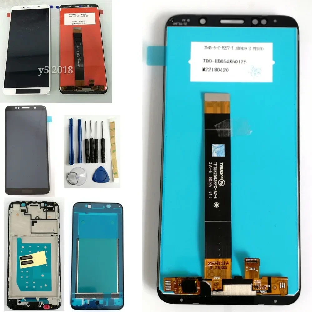 

ЖК-дисплей Shyueda IPS для Huawei Y5 2018 / Y5 Prime 2018 DRA-L01 L02 L21 L22 L23 LX1 LX2 LX3, с сенсорным экраном, дигитайзер