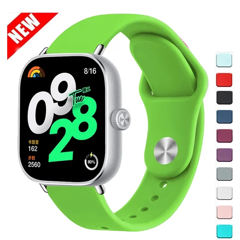 Silicone Sport Loop Replacement Band - Red