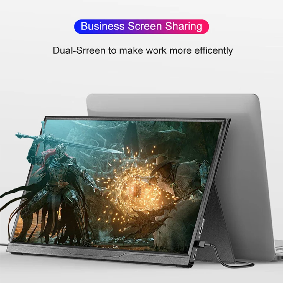 Monitor Portatile Touch 14 Pollici Full HD – Doppia USB-C E HDMI – Compatibile Con PC, Smartphone, PS4/5, Switch - 3