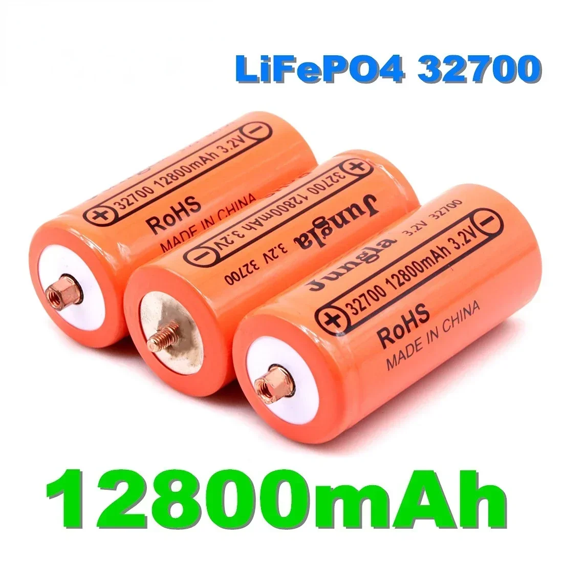 

100% Original 32700 12800mAh 3.2V lifepo4 Rechargeable Battery Professional Lithium Iron Phosphate Power Battery with screw