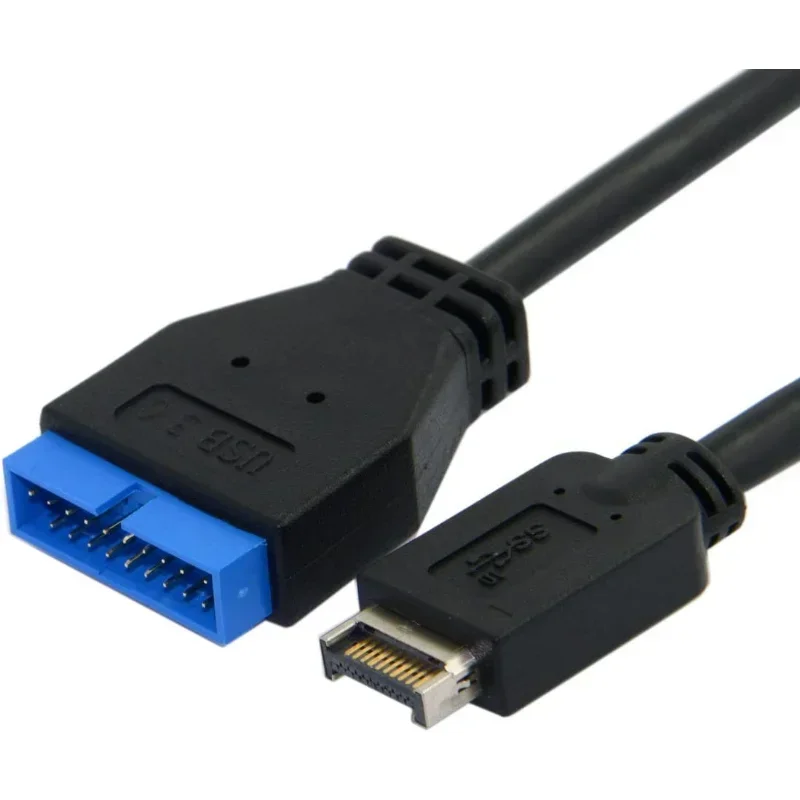 USB 3.1 유형 E 전면 패널 헤더-USB 3.0 19핀 수 마더보드 연장 케이블, ASUS 데스크탑 메인보드와 호환 가능