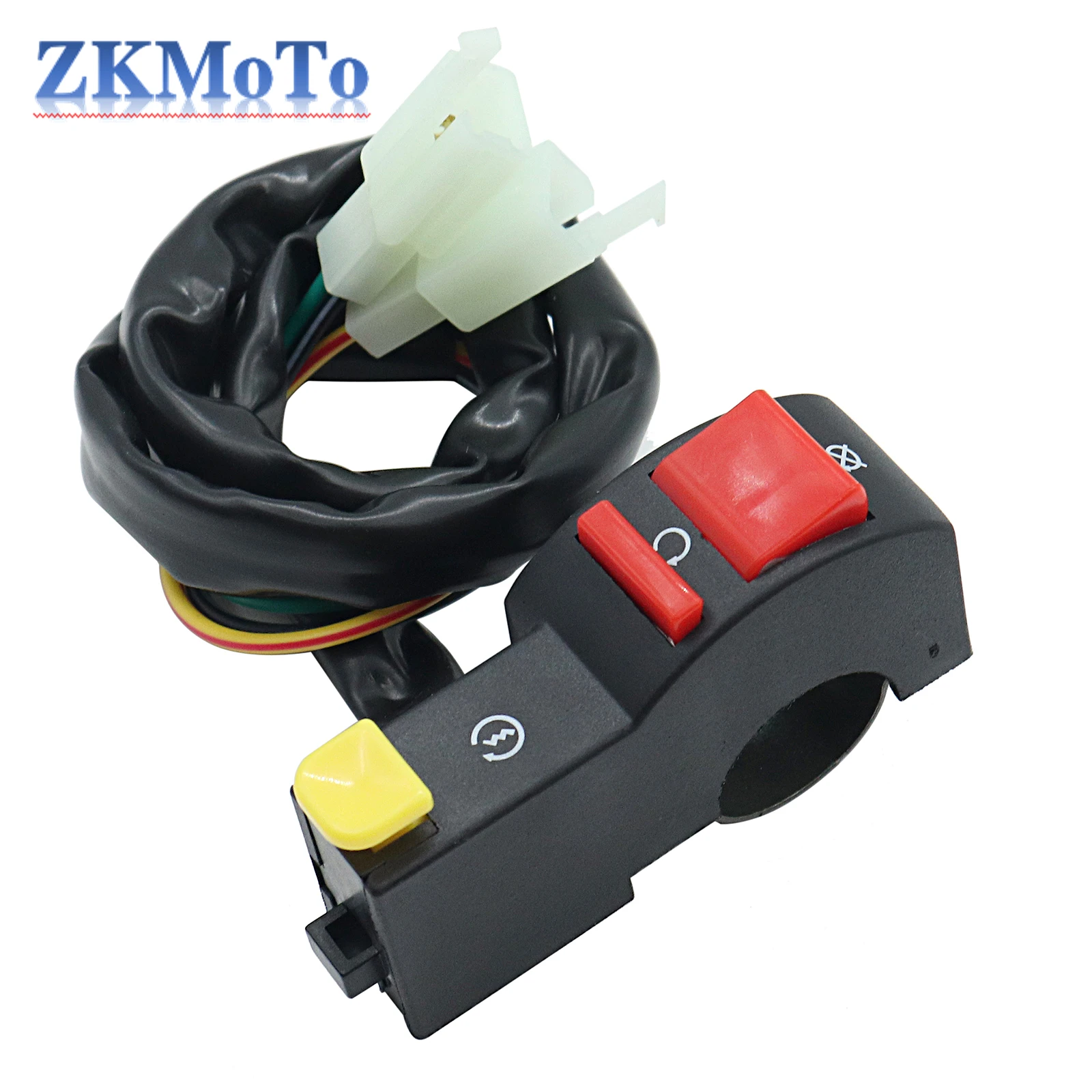 

1 Pcs Moto Electric Start Stop on Off Button Kill Handlebar Switch for Motorcycle Dirt Atv Quad Bike Fit 7/8" Motor Accessories