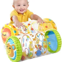 Jouets gonflables Montessori pour bébés, rouleaux d'éveil pour le temps sur le ventre, rouleaux d'exercice pour nourrissons et tout-petits de 0 à 6 à 12 mois 1