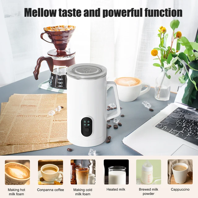 Automatic Hot Cold Milk Foamer, 4 Modes Stainless Steel Quiet High Capacity  Milk Frother for Coffee, Latte, Cappuccino, Macchiato, Hot Chocolates -  China Electric Mixer and Milk Stirrer price