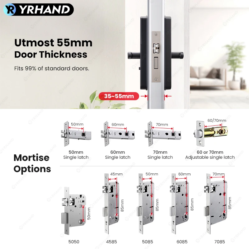 قفل إلكتروني رقمي للمنزل جديد بصمة قفل الباب الذكي...