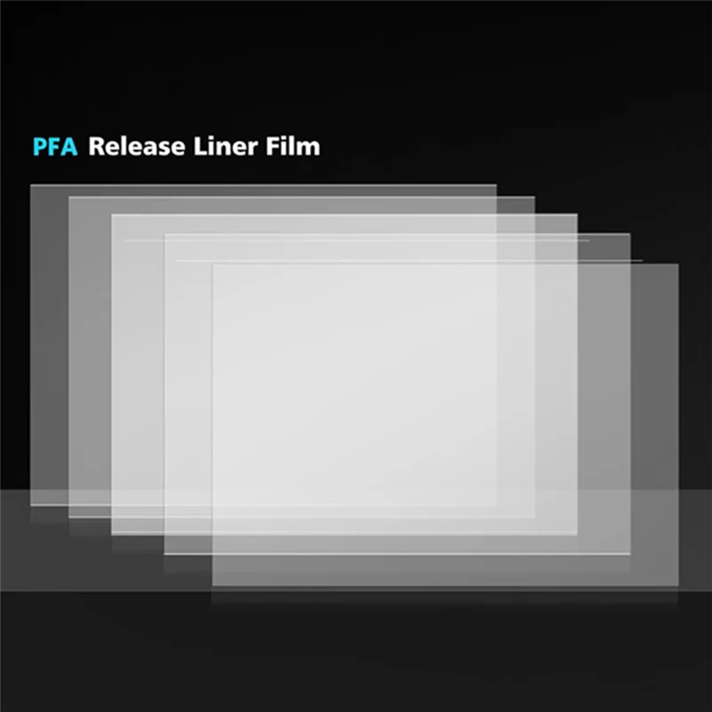 VO-5PCS PFA 릴리스 라이너 필름 146X195mm, 0.127Mm 두께 및 릴리스 기능, Mars 3/Mars 3 Pro/Mono 2용