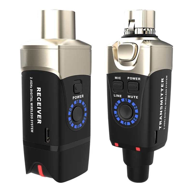 Xvive U3 Microfono Elettrico Microfono Wireless Ricarica Trasmissione Audio Wifi Ricevitore Bluetooth Altoparlante