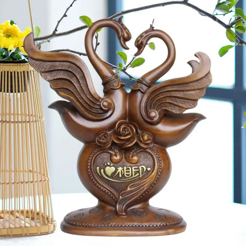 

Swan Decoration Wedding Gift For Best Friend Resin Crafts Home Living Room Wine Cabinet Decoration Home Decoration Accessories