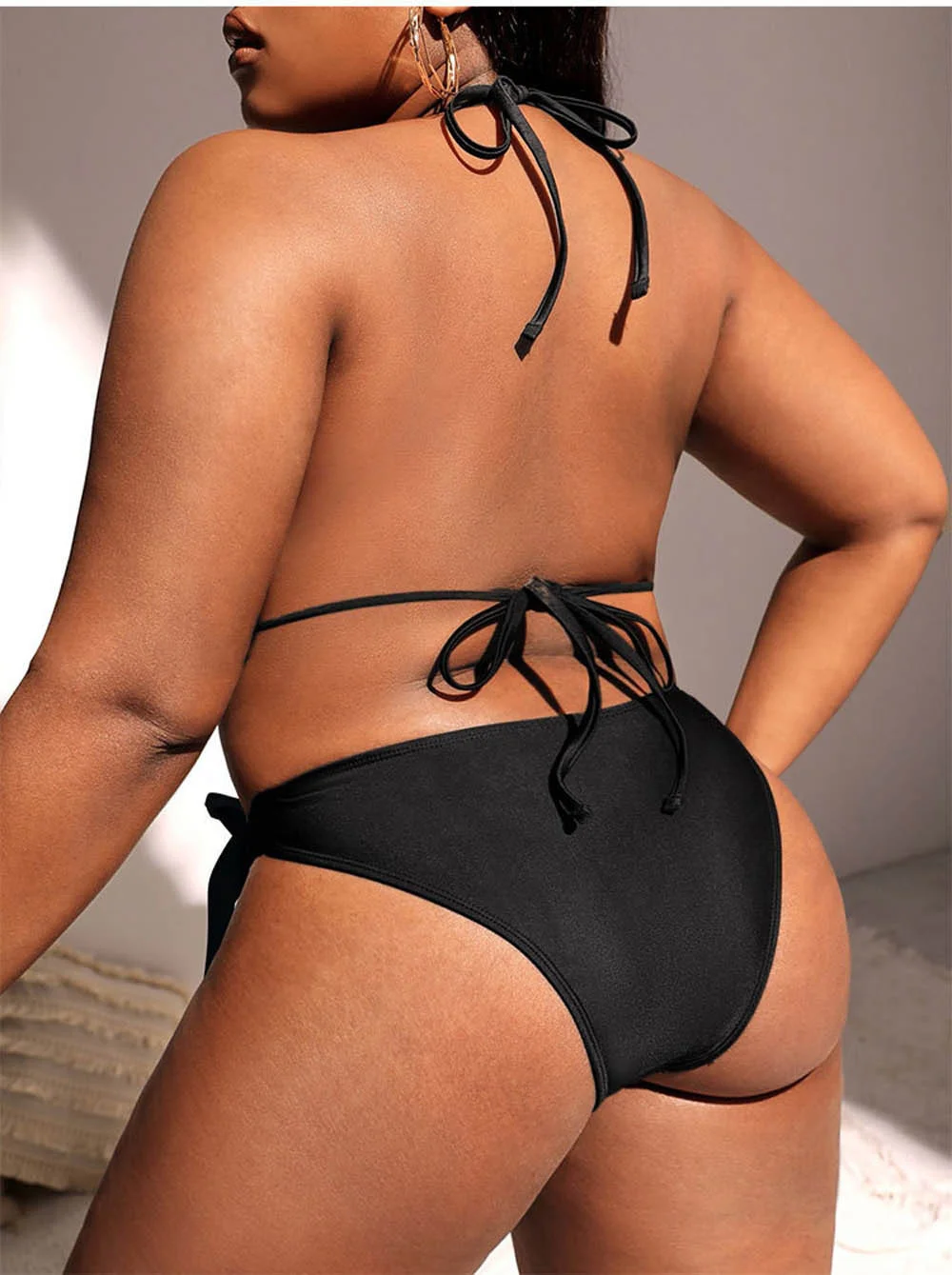 2024 Summer Ladies fashion slim-fit vacation beach Hot spring sexy bikini split with chest pad without steel bracket swimsuit 16