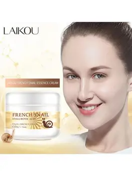 50g French Snail Hydrate Hyaluronic Acid Face Cream Moisturizing Nourish Face Cream ​Refreshing Rough Skin Facial Cream - Thumbnail 6