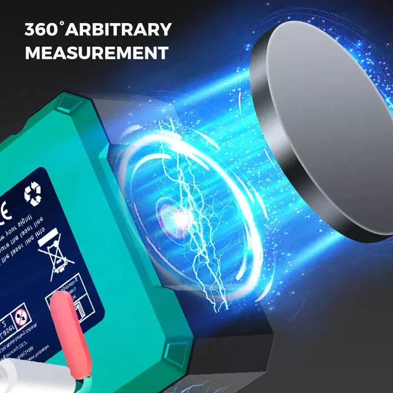 Magnetic Digital Angle Finder With Electronic Laser USB Rechargeable Protractor Level Angle Ruler Measurement Inclinometer