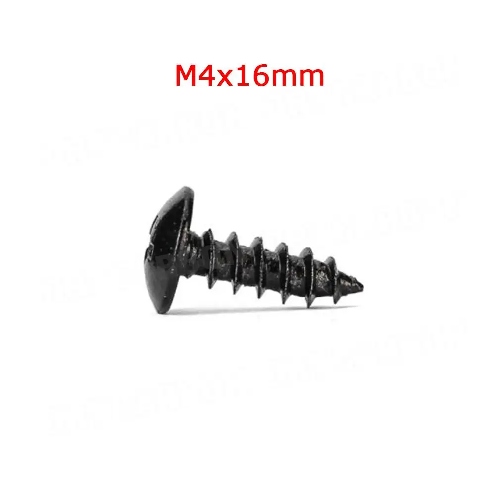 Car Screws For Universal Car Bumper lip Spoiler Installation Screws Mushroom Carbon Steel Phillips Head Self-tapping Screws M4 M5 10Pcs