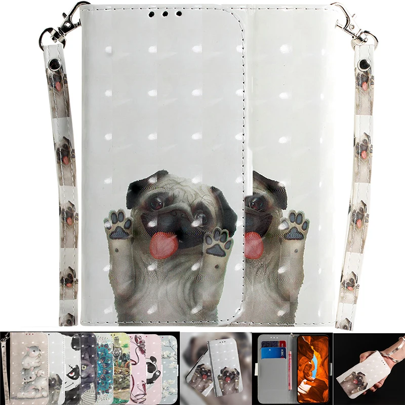 Painted Flip Leather Magnetic Phone Case