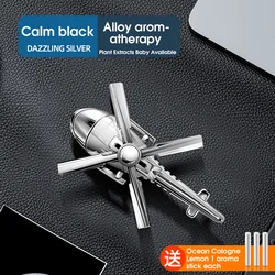 Compact Helicopter Air Freshener & Essential Oil Diffuser (Silver)