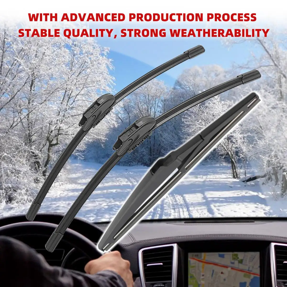 1/2/3/4/6PCS Car Wiper For KIA Soul MK2 EV 2014-2019 Front Rear Wiper Blades Brushes Auto Accessories 2014 2015 2016 2017 2018 5
